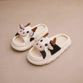 Chinelos De Vaca De Leite De Pelúcia Para Mulheres, Sandálias Dos Desenhos Animados Para Adultos, Cute Home Slides para Casais, Chinelos Indoor, Venda Quente