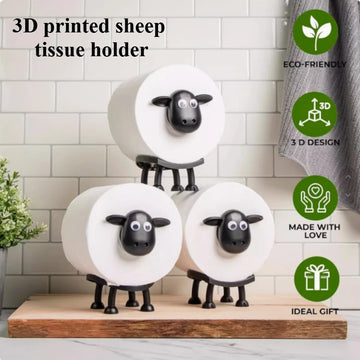 Novo bonito ovelha cão forma rack de tecido higiênico livre armazenamento rolo suporte papel forma animal decorativo rack papel higiênico