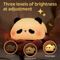 Luzes noturnas led fofas de ovelha panda coelho lâmpada de silicone recarregável usb cronometragem decoração de cabeceira crianças bebê luz noturna presente de aniversário